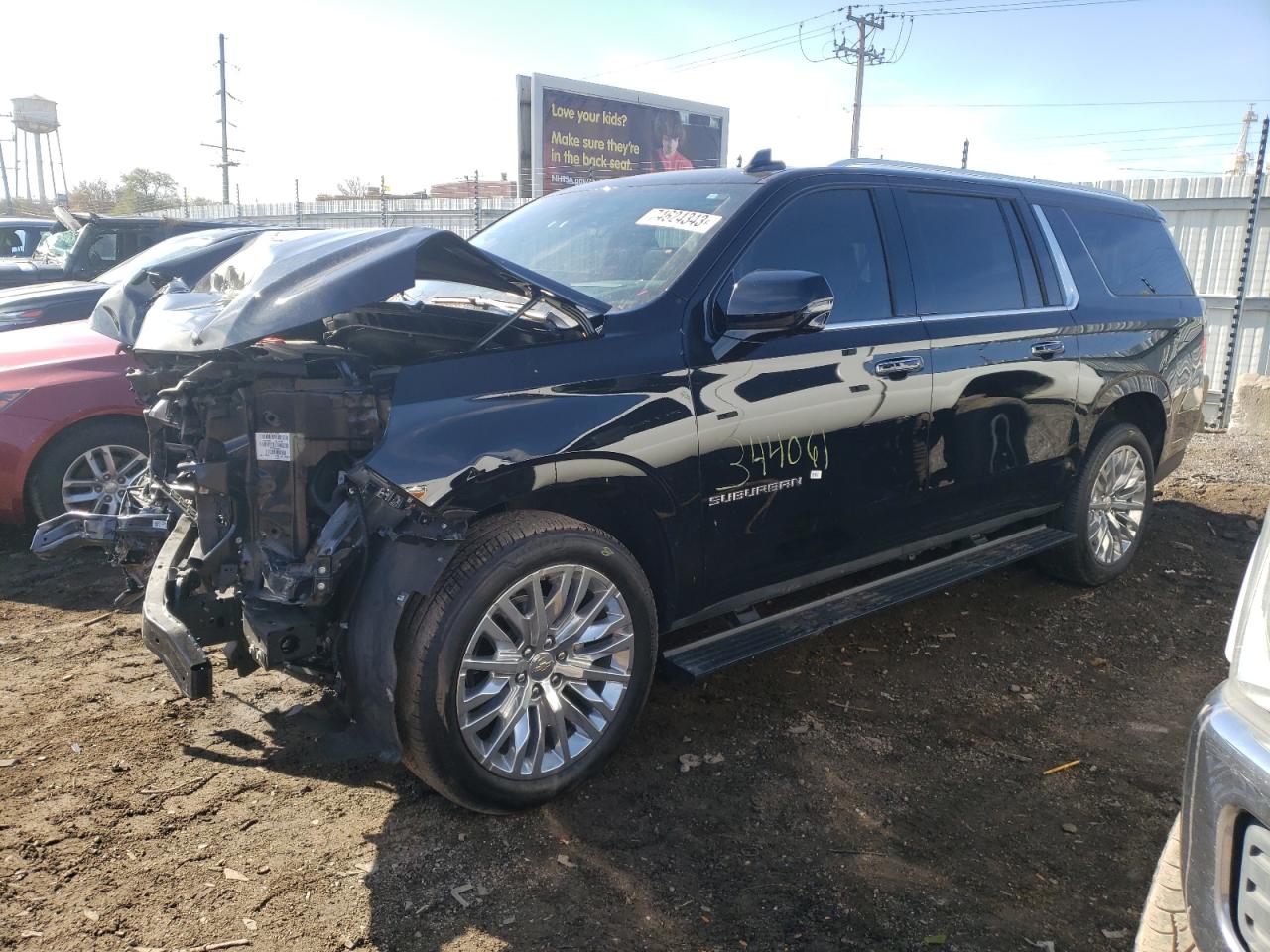 Image 1 of 2023 CHEVROLET SUBURBAN K1500 HIGH COUNTRY 2023 with VIN 1GNSKGKL6PR344061
