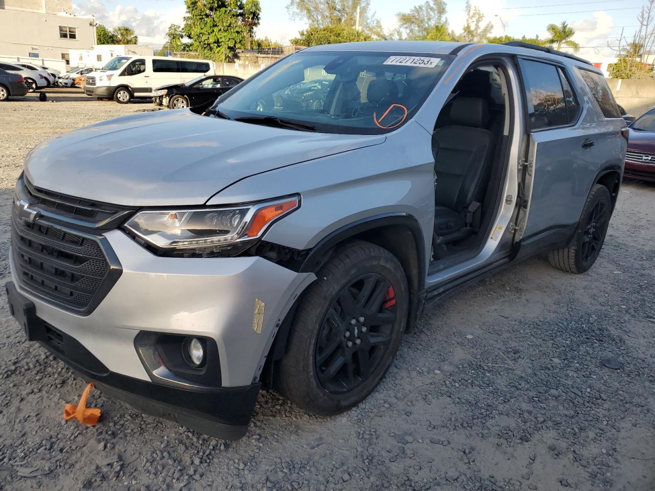 Image 1 of 2019 CHEVROLET TRAVERSE PREMIER 2019 with VIN 1GNEVKKW9KJ210265