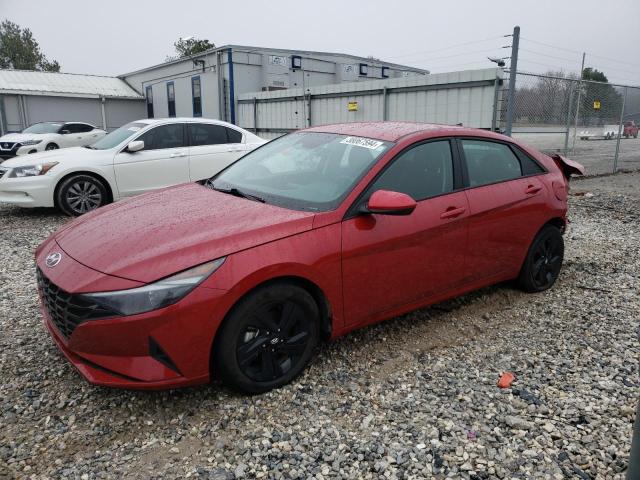 Image 1 of 2023 HYUNDAI ELANTRA BLUE 2023 with VIN KMHLM4AJXPU043582