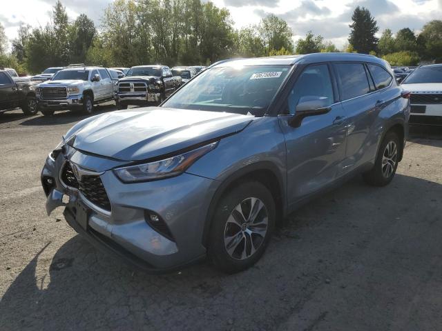 Изображение 1 2020 TOYOTA HIGHLANDER XLE 2020 с VIN 5TDHZRBH9LS024153