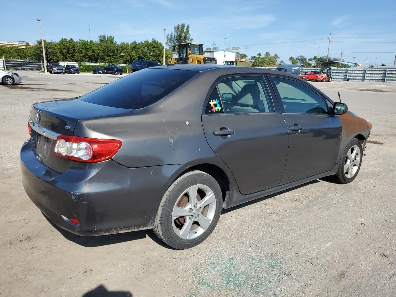 Image 3 of 2013 TOYOTA COROLLA BASE 2013 with VIN 5YFBU4EE3DP129872
