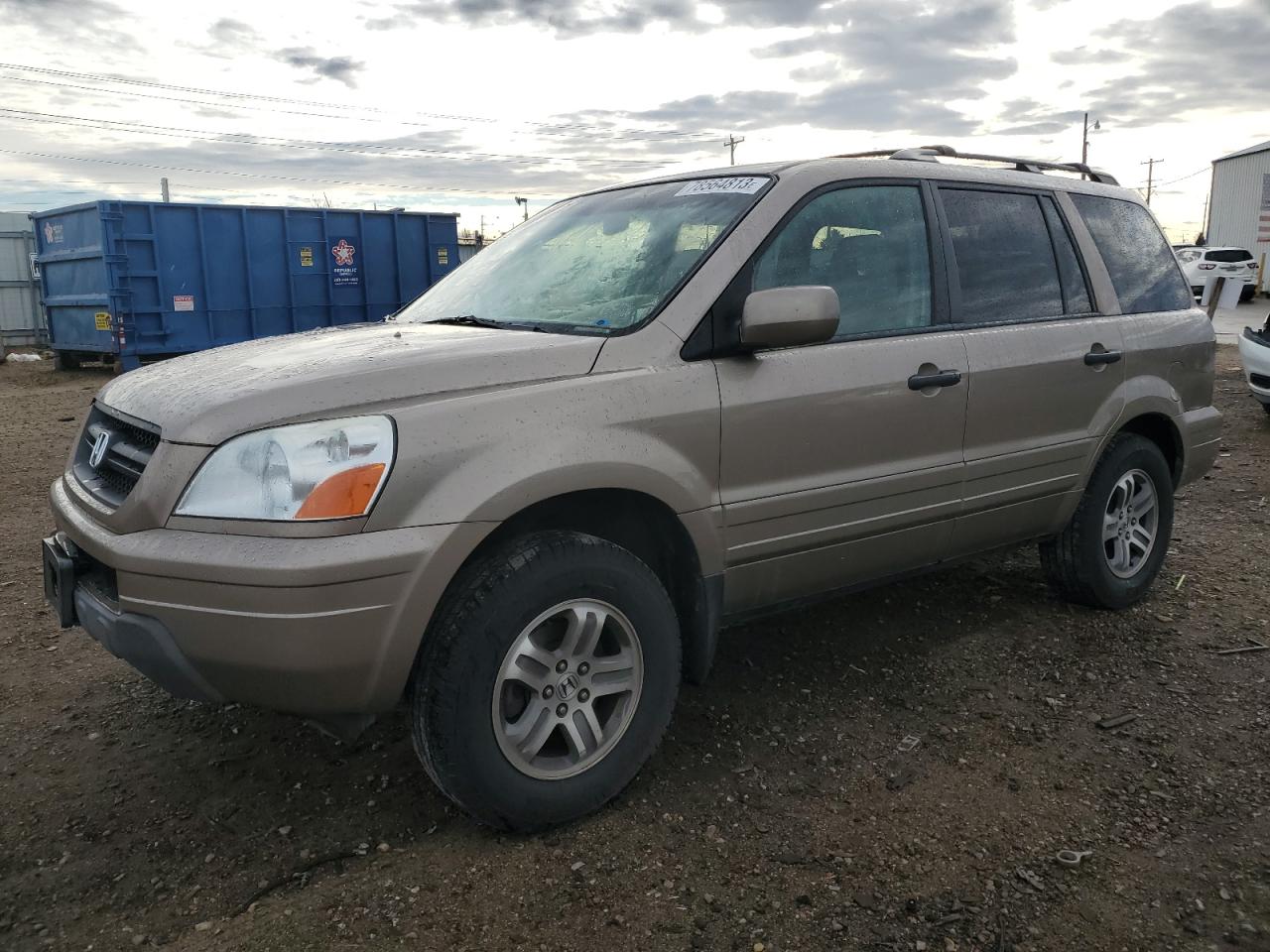 Изображение 1 2004 HONDA PILOT EX 2004 с VIN 2HKYF18494H513853