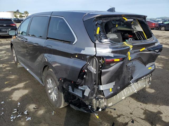 Image 2 of 2024 TOYOTA SIENNA XLE 2024 with VIN 5TDYSKFC7RS108619