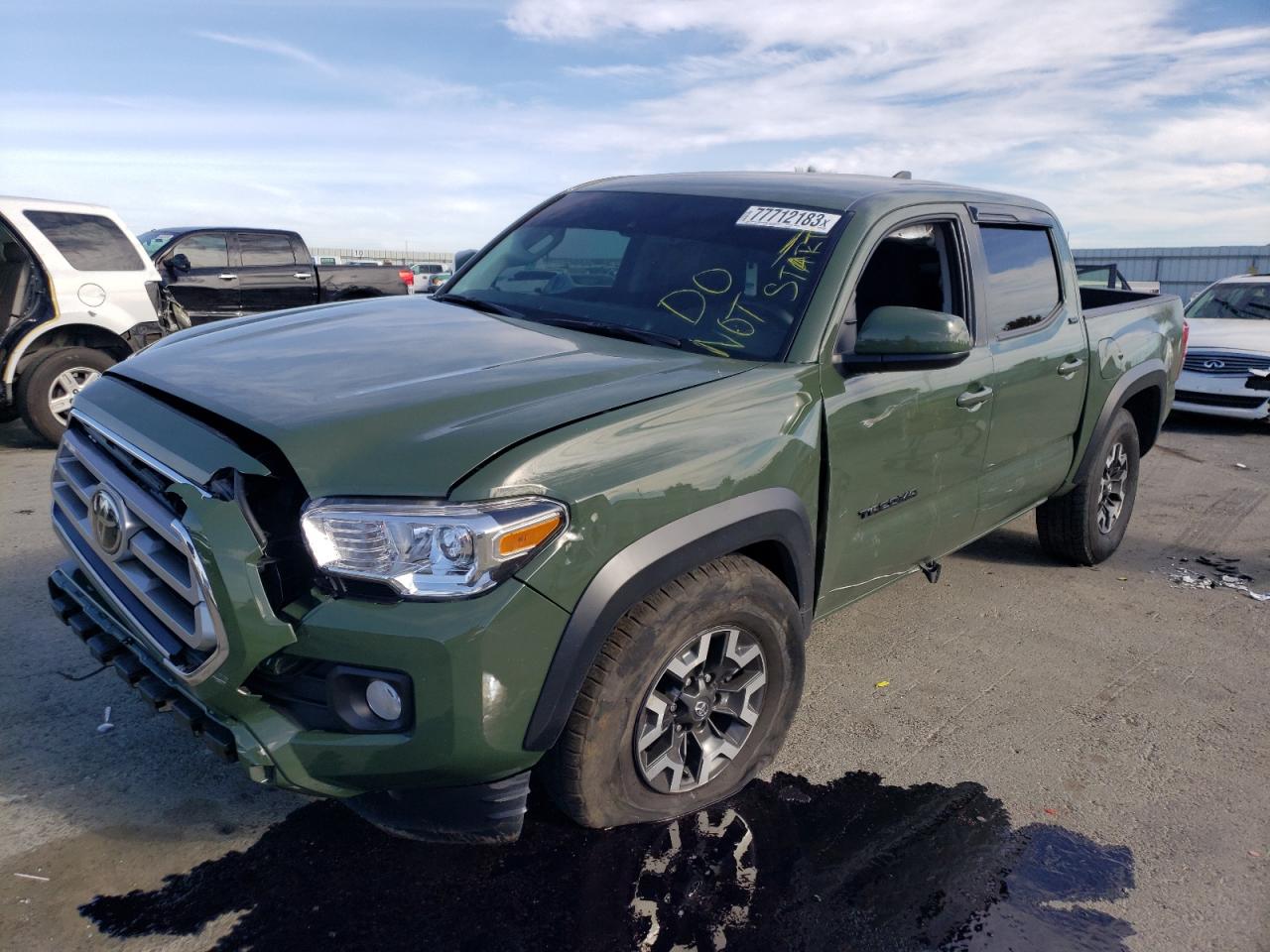 Image 1 of 2021 TOYOTA TACOMA DOUBLE CAB 2021 with VIN 5TFCZ5AN7MX273217