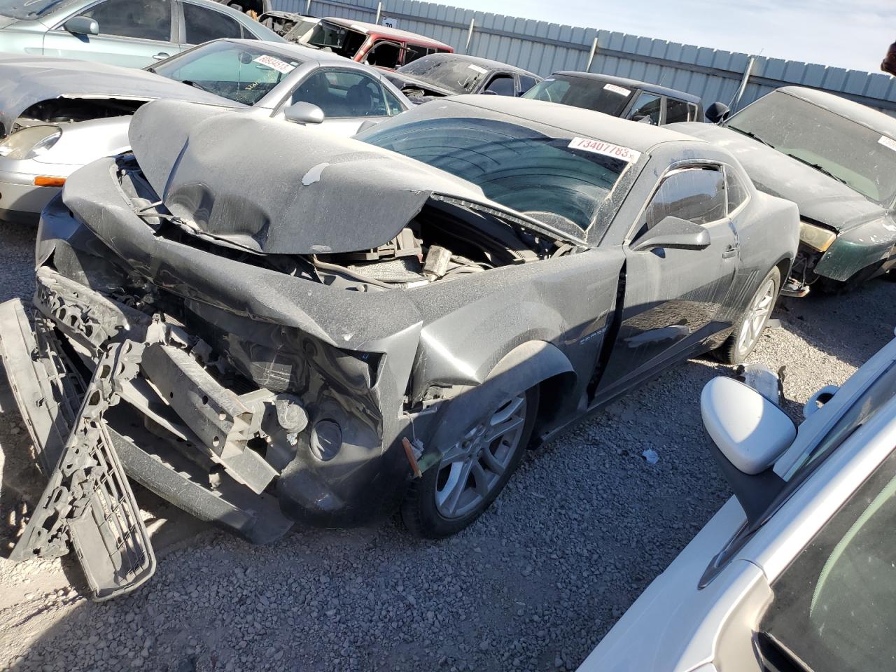 Image 1 of 2015 CHEVROLET CAMARO LS 2015 with VIN 2G1FB1E31F9169075