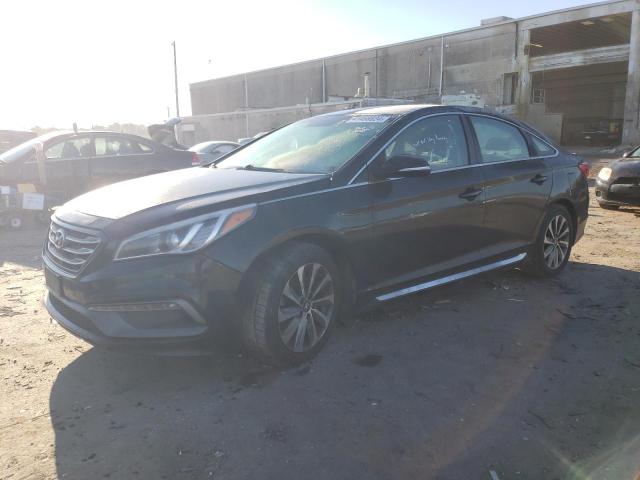 Image 1 of 2017 HYUNDAI SONATA SPORT 2017 with VIN 5NPE34AF1HH509522