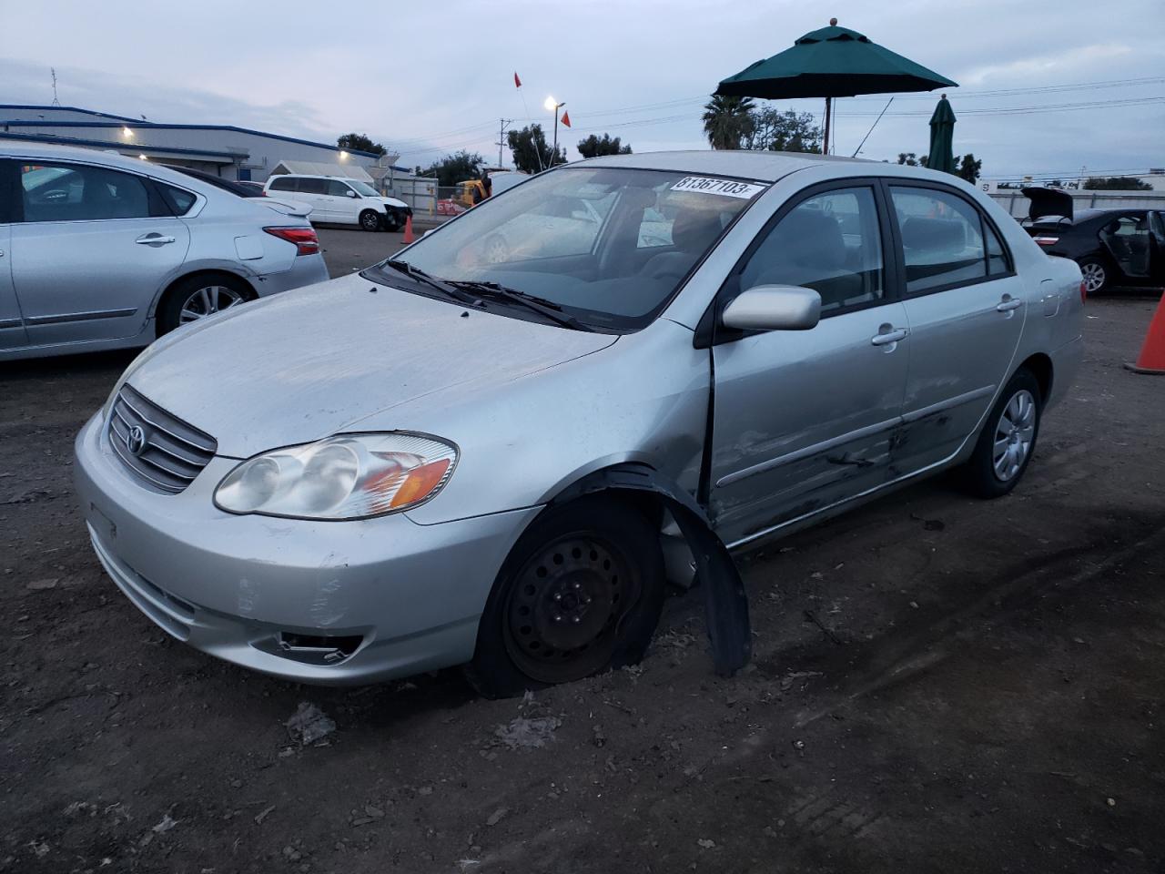 Obraz 1 z 2003 TOYOTA COROLLA CE 2003 z VIN JTDBR32E832012351