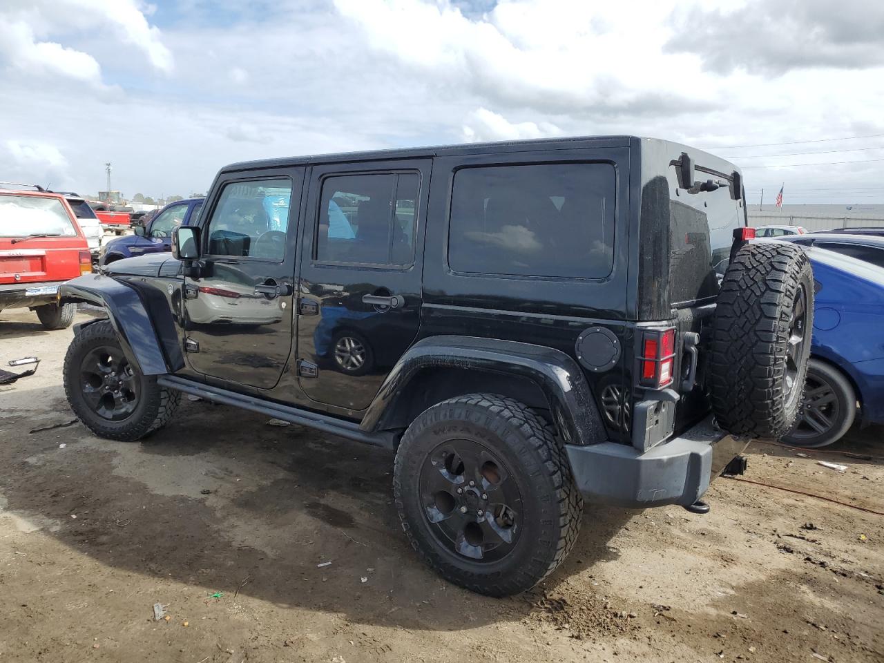 Image 2 of 2015 JEEP WRANGLER UNLIMITED SAHARA 2015 with VIN 1C4BJWEG8FL756214