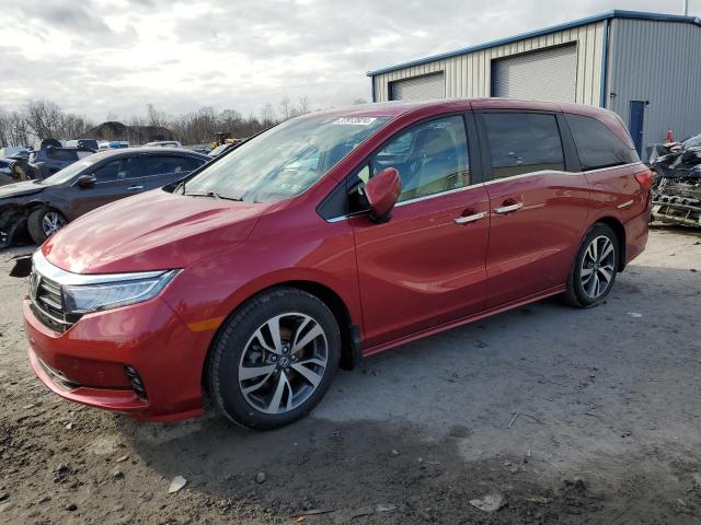 Image 1 of 2022 HONDA ODYSSEY TOURING 2022 with VIN 5FNRL6H82NB058244