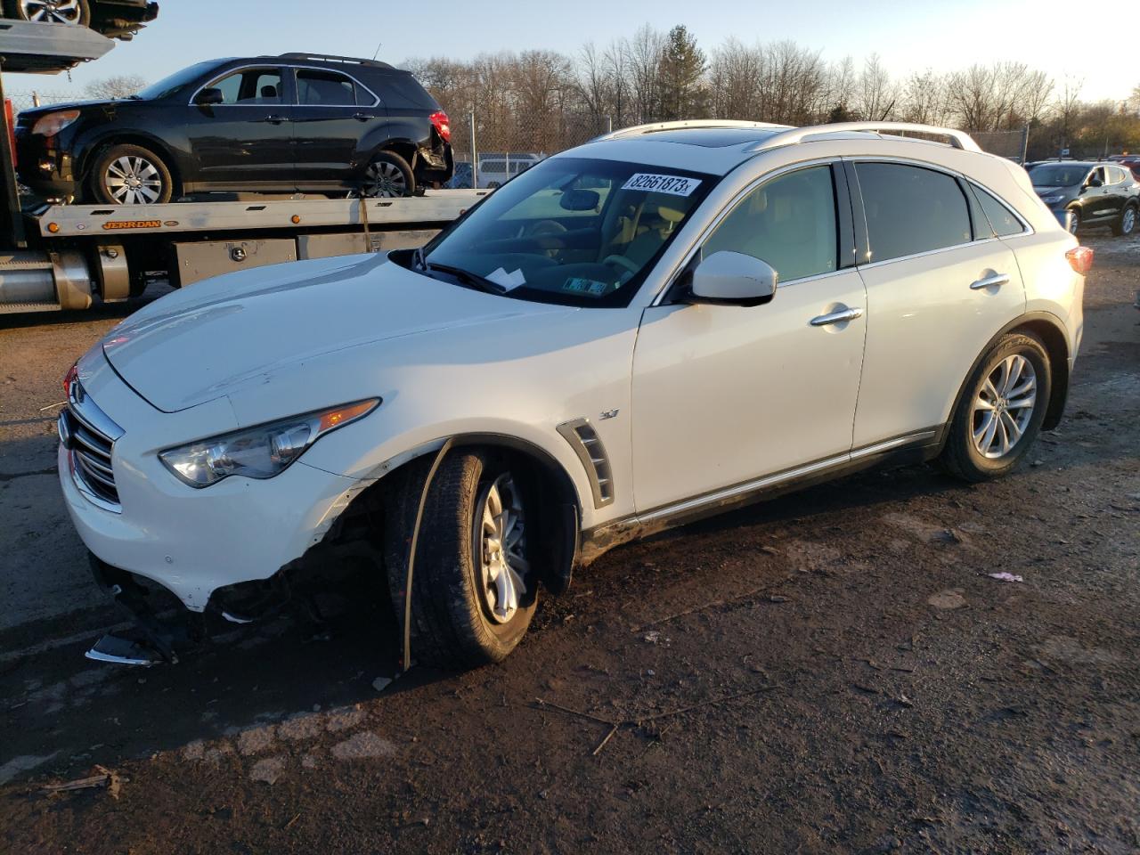 Image 1 of 2015 INFINITI QX70  2015 with VIN JN8CS1MW9FM481285