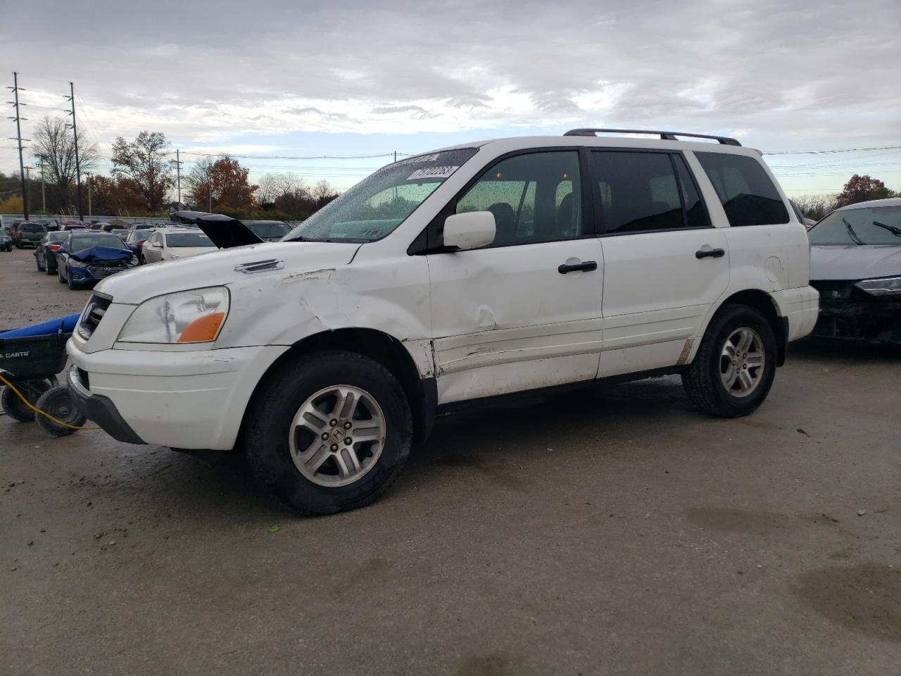 Изображение 1 2003 HONDA PILOT EX 2003 с VIN 2HKYF18453H572008