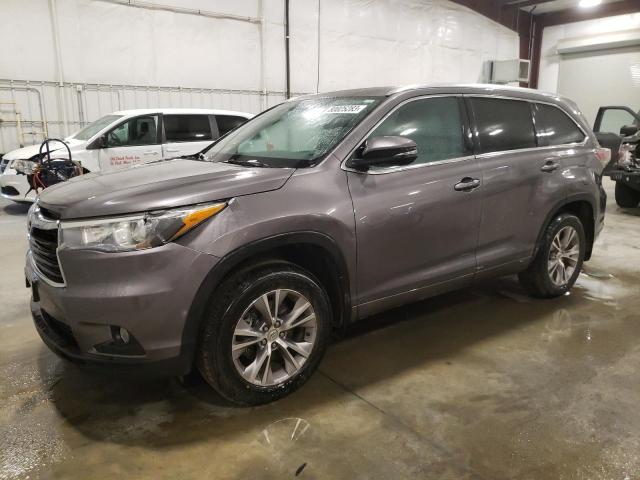 2015 TOYOTA HIGHLANDER XLE 2015 image