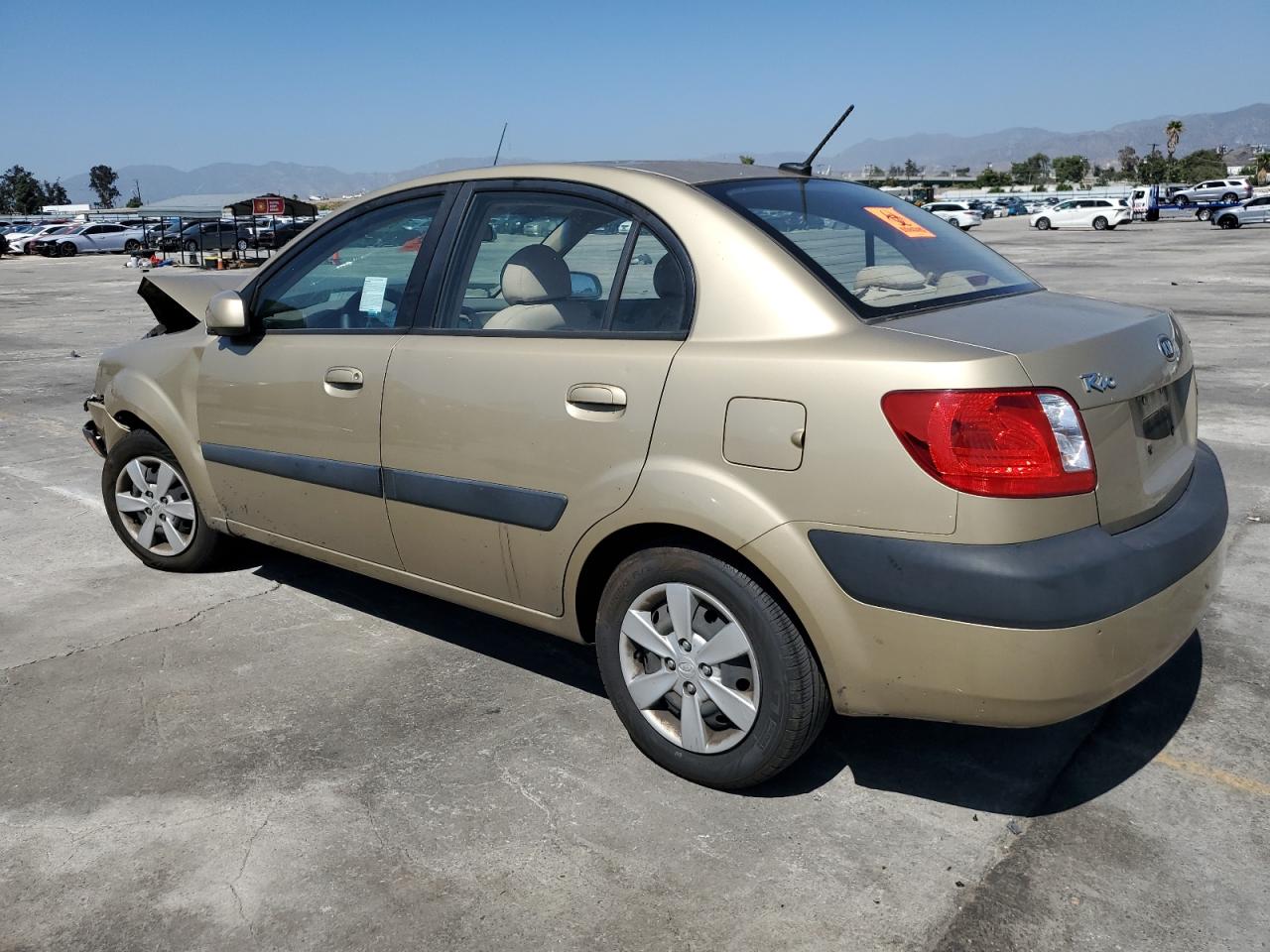 Image 2 of 2009 KIA RIO BASE 2009 with VIN KNADE223696550915