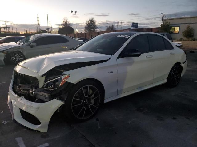 Image 1 of 2017 MERCEDES-BENZ C 43 4MATIC AMG 2017 with VIN 55SWF6EB2HU199067