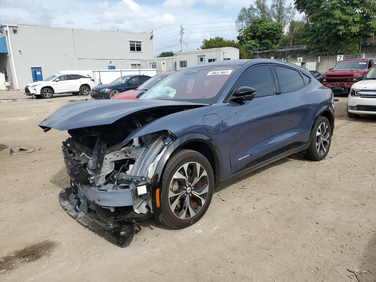 Image 1 of 2021 FORD MUSTANG MACH-E PREMIUM 2021 with VIN 3FMTK3R70MMA35743
