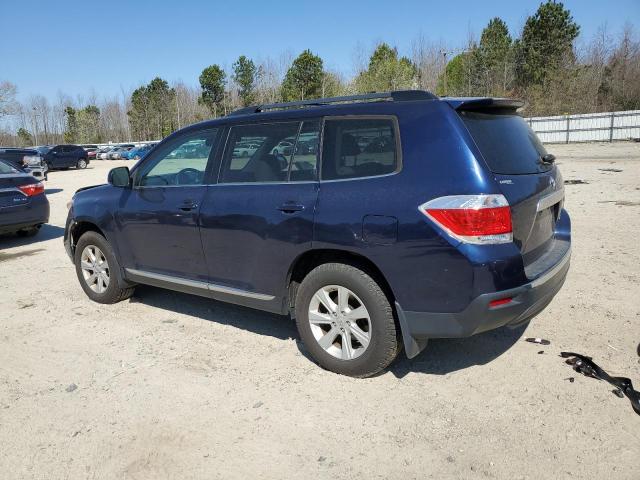 Image 2 of 2012 TOYOTA HIGHLANDER BASE 2012 with VIN 5TDBK3EH4CS163626