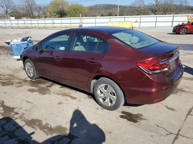 Obraz 2 z 2014 HONDA CIVIC LX 2014 z VIN 19XFB2F54EE058842