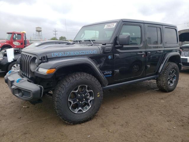 Image 1 of 2022 JEEP WRANGLER UNLIMITED RUBICON 4XE 2022 with VIN 1C4JJXR61NW177825