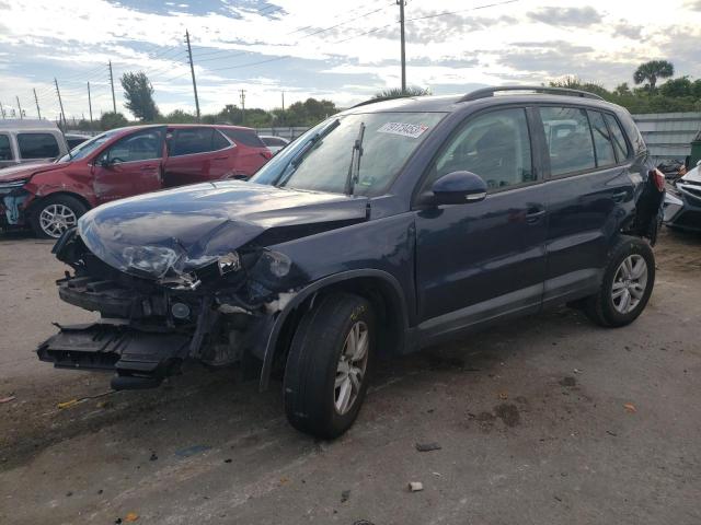 Image 1 of 2015 VOLKSWAGEN TIGUAN S 2015 with VIN WVGAV7AX8FW605797