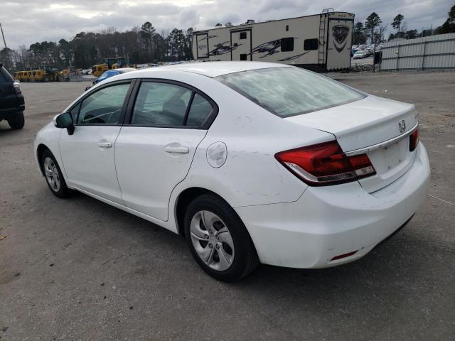 Image 2 of 2014 HONDA CIVIC LX 2014 with VIN 2HGFB2F5XEH529950