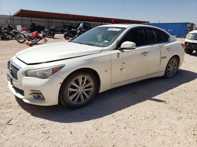 Image 1 of 2015 INFINITI Q50 BASE 2015 with VIN JN1BV7AP6FM350378