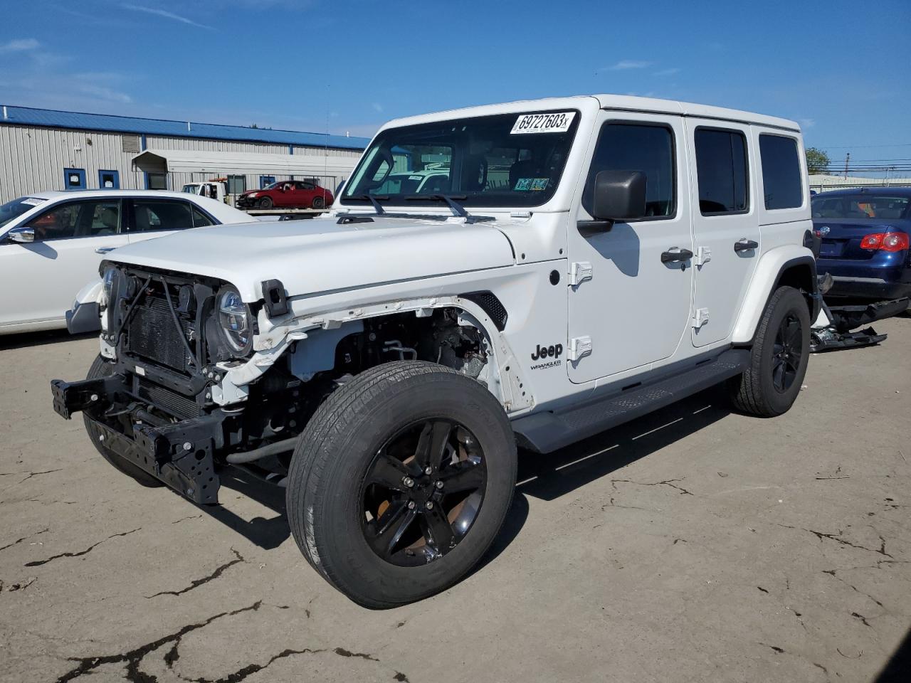 Obraz 1 z 2020 JEEP WRANGLER UNLIMITED SAHARA 2020 z VIN 1C4HJXEGXLW266335
