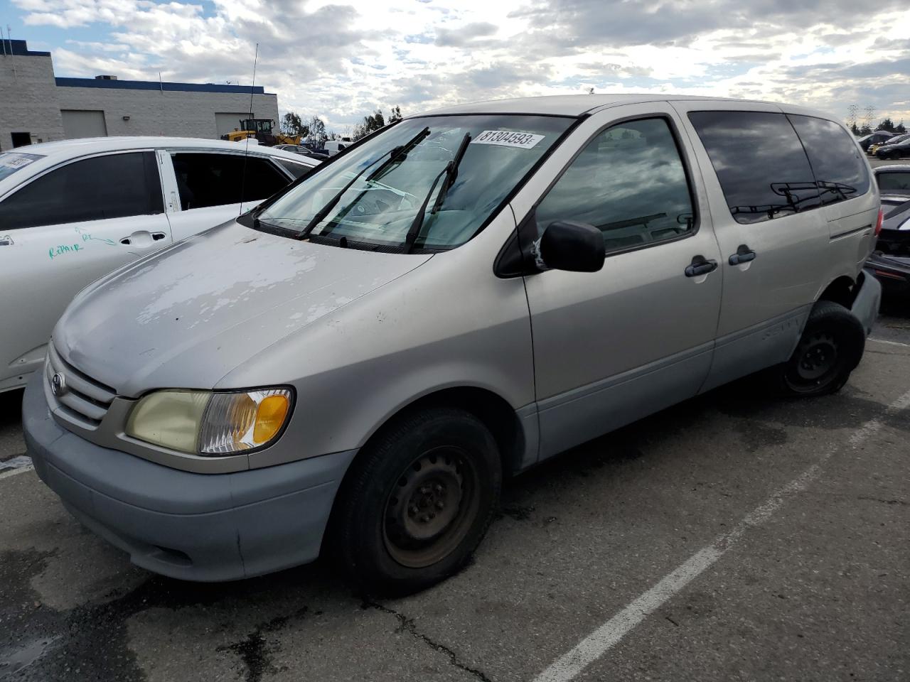 Image 1 of 2001 TOYOTA SIENNA CE 2001 with VIN 4T3ZF19C91U404050