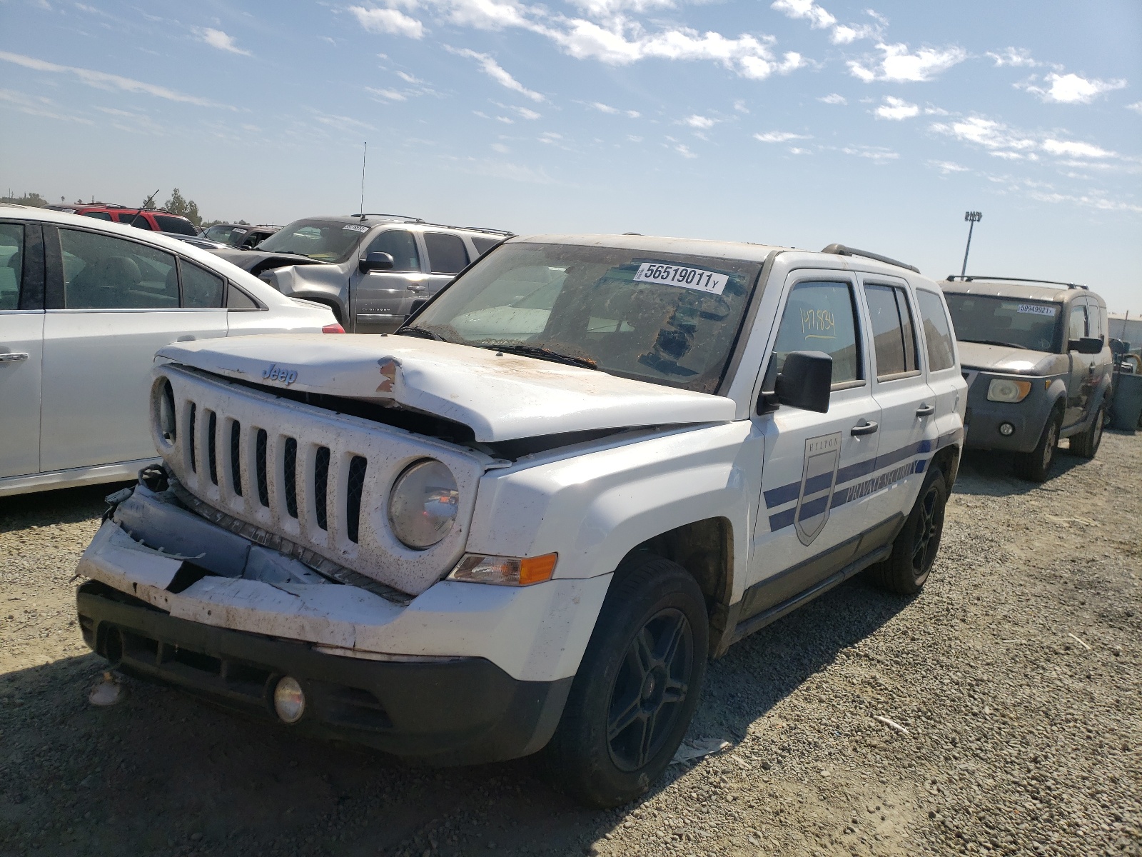 Image 2 of 2014 JEEP PATRIOT SPORT 2014 with VIN 1C4NJPBA1ED529393