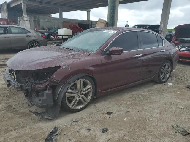 Image 1 of 2017 HONDA ACCORD SPORT 2017 with VIN 1HGCR2F55HA300478