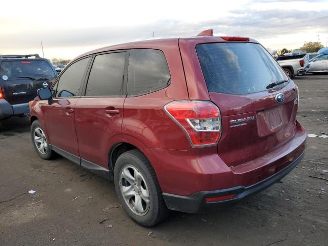 Image 2 of 2016 SUBARU FORESTER 2.5I 2016 with VIN JF2SJAAC8GG480117