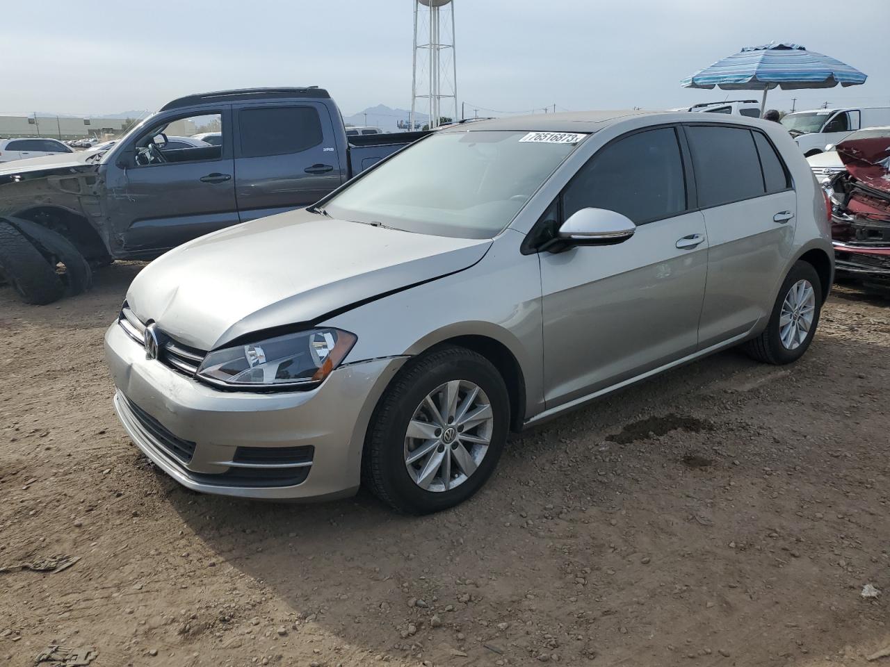 Image 1 of 2015 VOLKSWAGEN GOLF  2015 with VIN 3VW217AU8FM049255