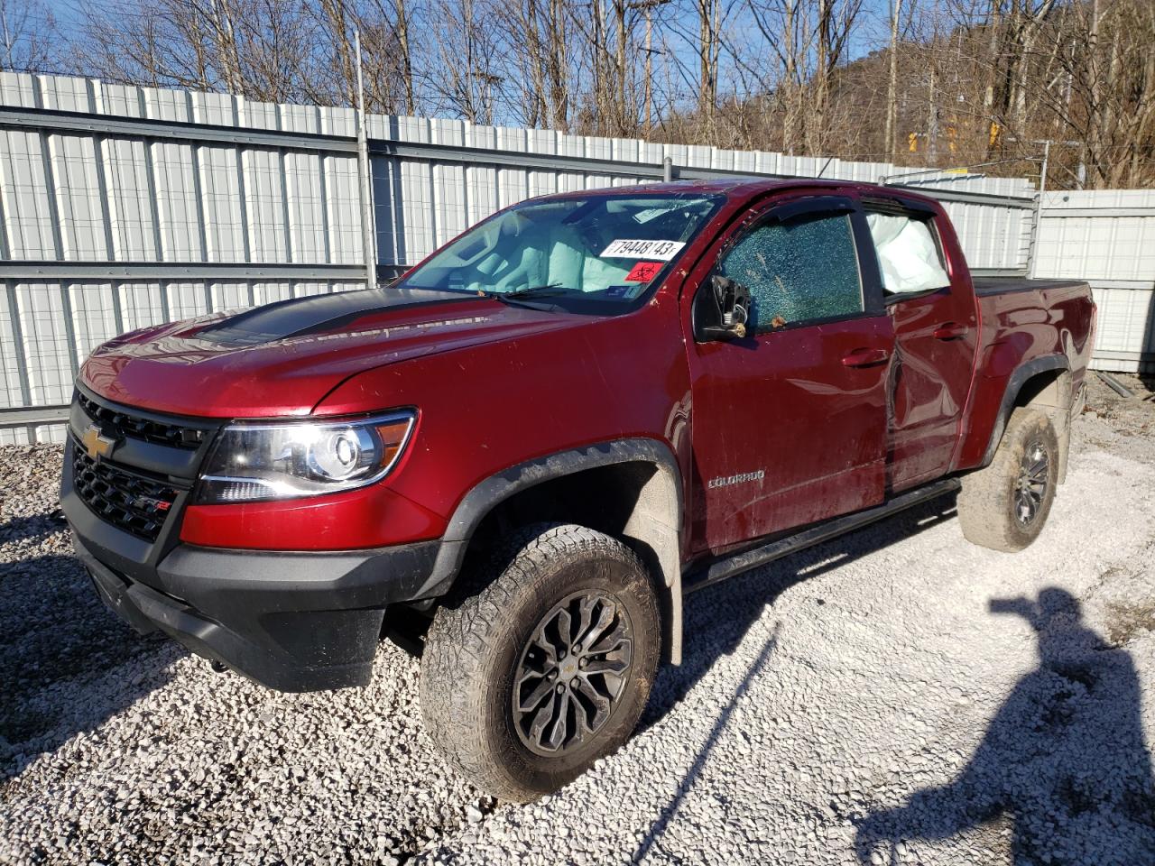 Image 1 of 2018 CHEVROLET COLORADO ZR2 2018 with VIN 1GCGTEEN7J1266103