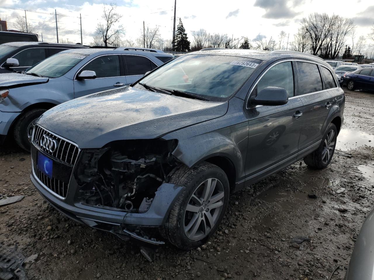 Image 1 of 2015 AUDI Q7 TDI PREMIUM PLUS 2015 with VIN WA1LMAFEXFD030497