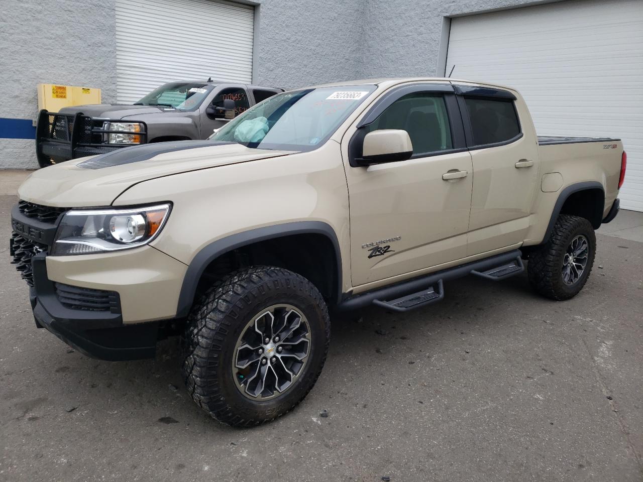 Image 1 of 2021 CHEVROLET COLORADO ZR2 2021 with VIN 1GCGTEEN1M1175087