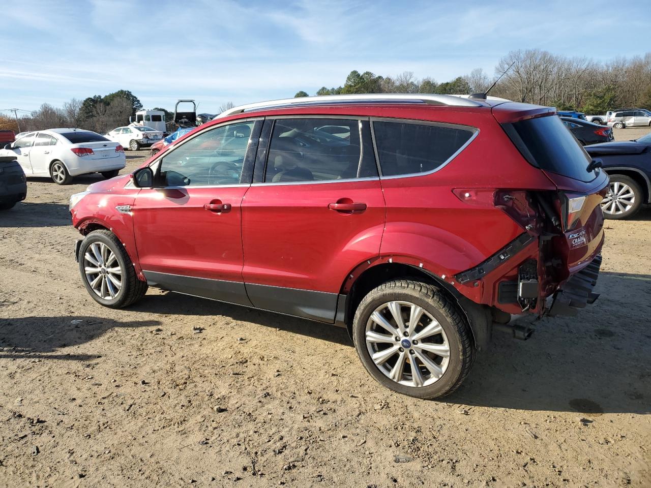 Image 2 of 2017 FORD ESCAPE TITANIUM 2017 with VIN 1FMCU9J93HUD72676