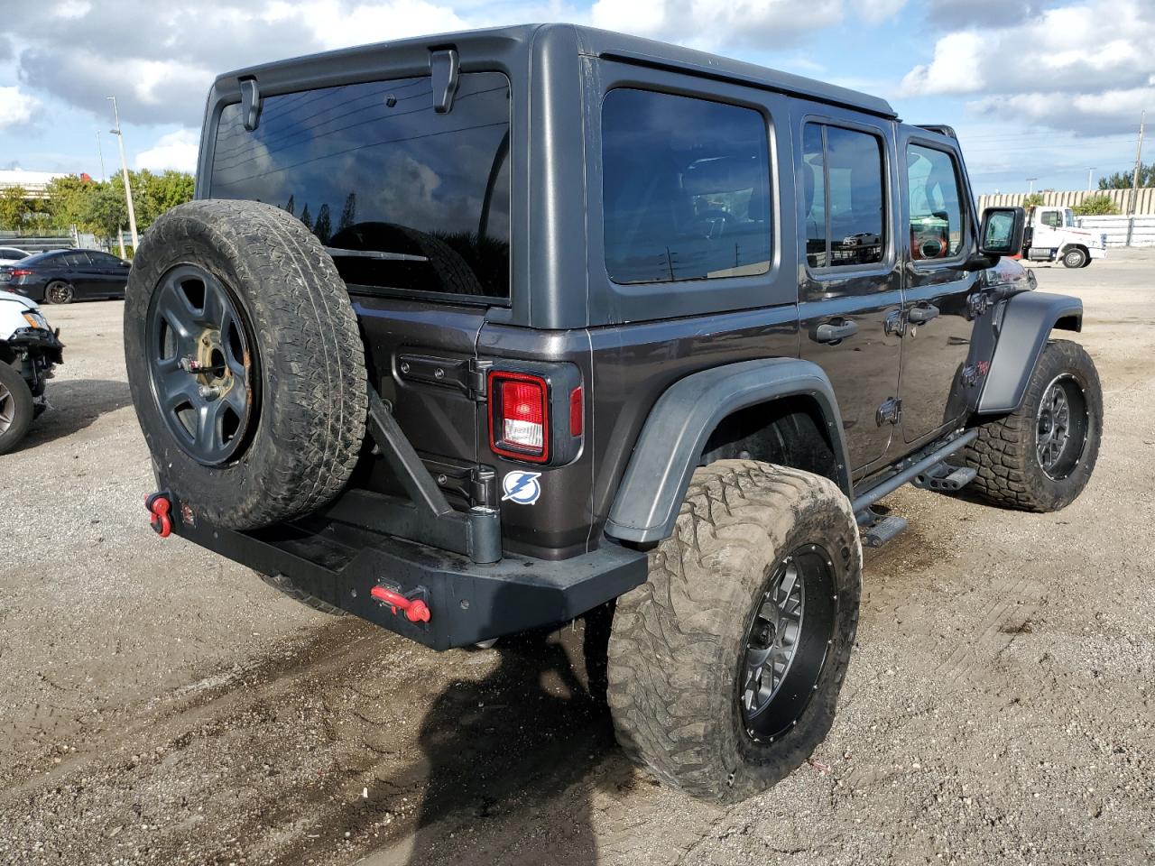 Image 3 of 2018 JEEP WRANGLER UNLIMITED RUBICON 2018 with VIN 1C4HJXFG2JW112942