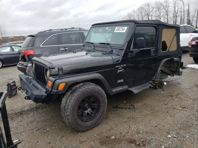 Image 1 of 1999 JEEP WRANGLER / TJ SPORT 1999 with VIN 1J4FY19S7XP434764