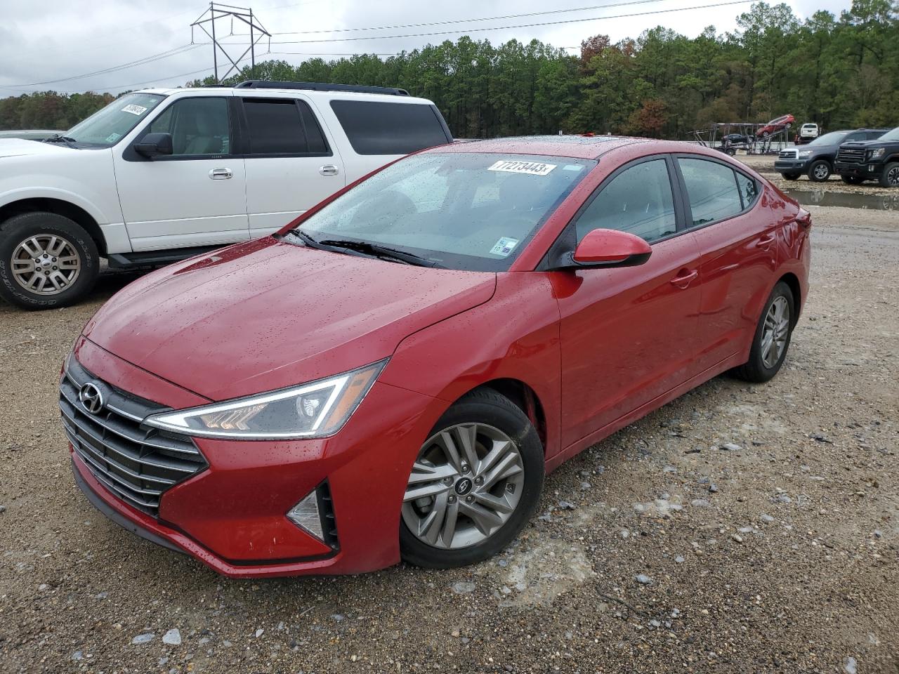 Image 1 of 2020 HYUNDAI ELANTRA SEL 2020 with VIN KMHD84LF2LU948894
