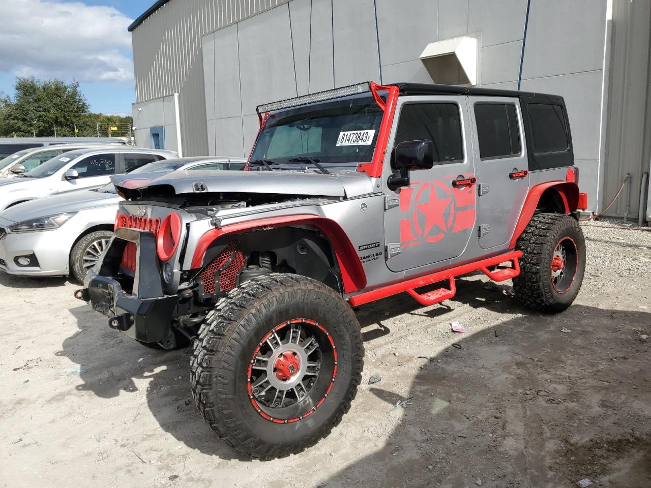 Image 1 of 2016 JEEP WRANGLER UNLIMITED SPORT 2016 with VIN 1C4HJWDG8GL108935
