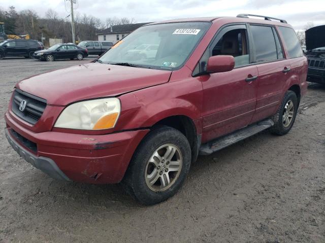 Изображение 1 2005 HONDA PILOT EXL 2005 с VIN 5FNYF18535B065909