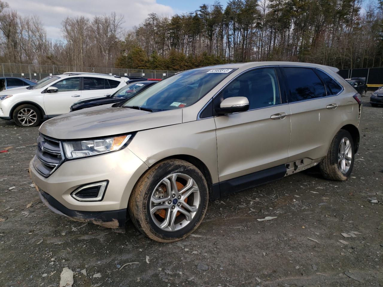 Изображение 1 2017 FORD EDGE TITANIUM 2017 с VIN 2FMPK4K88HBB55744