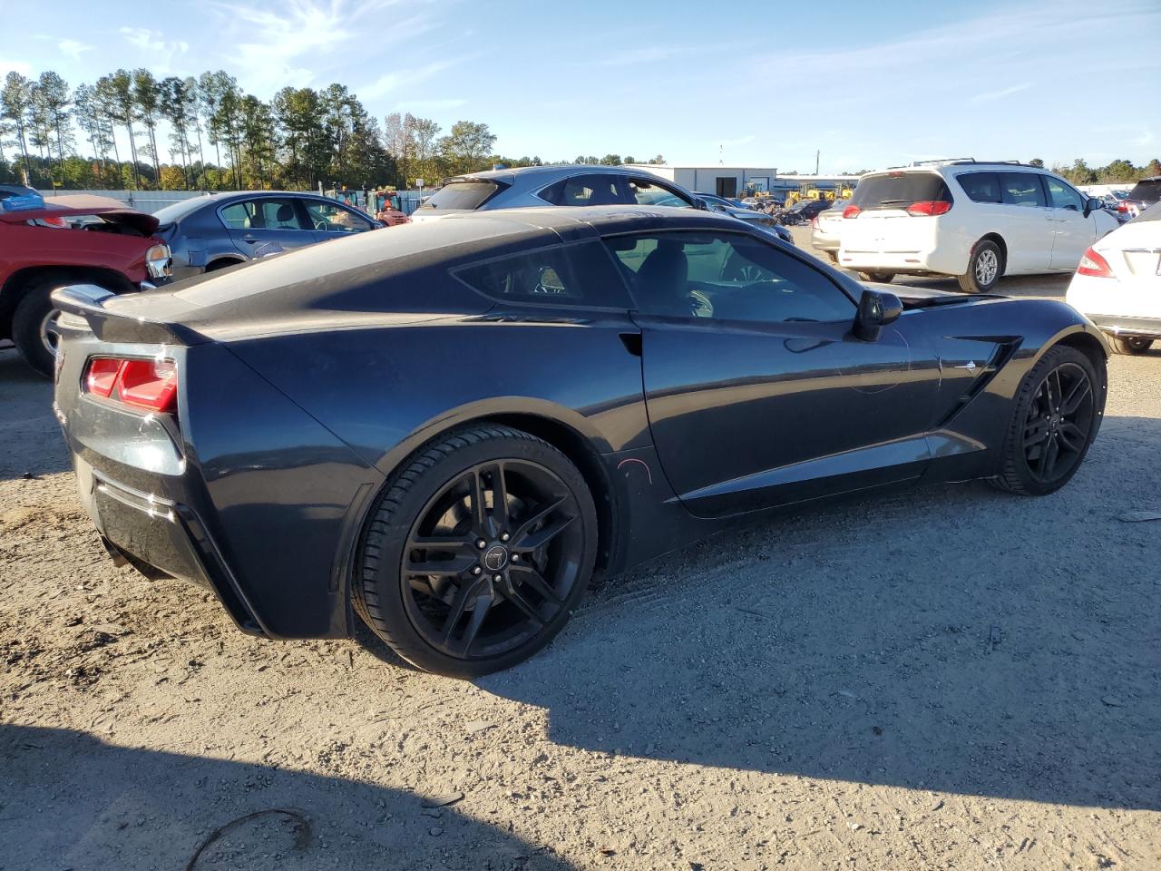 Image 3 of 2014 CHEVROLET CORVETTE STINGRAY Z51 2LT 2014 with VIN 1G1YJ2D78E5115497