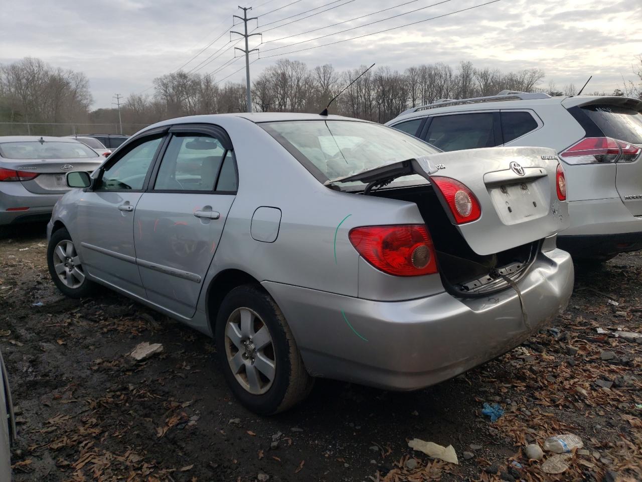 Image 2 of 2008 TOYOTA COROLLA CE 2008 with VIN 1NXBR32E98Z954240