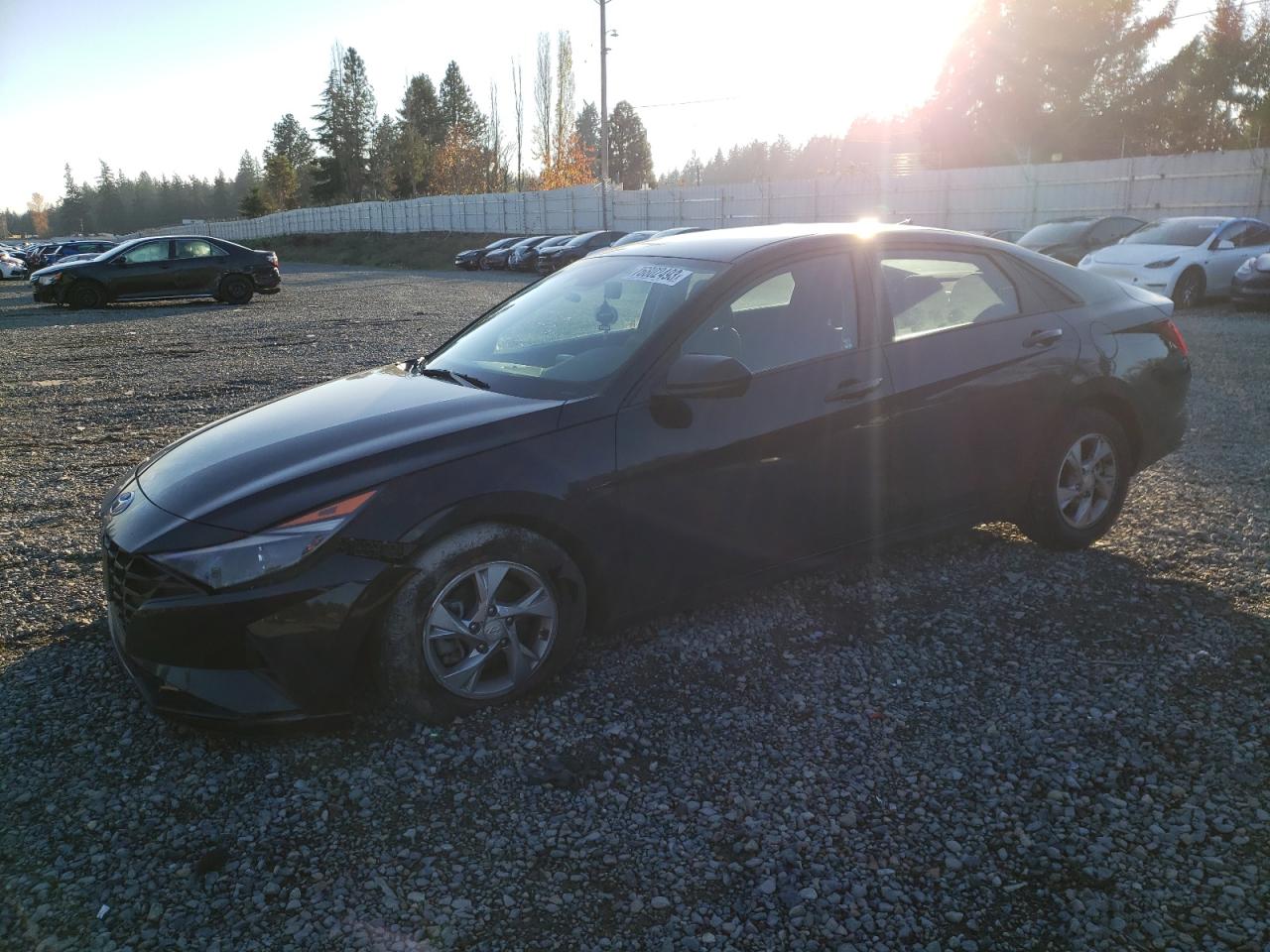 Image 1 of 2021 HYUNDAI ELANTRA SE 2021 with VIN KMHLL4AG9MU155258