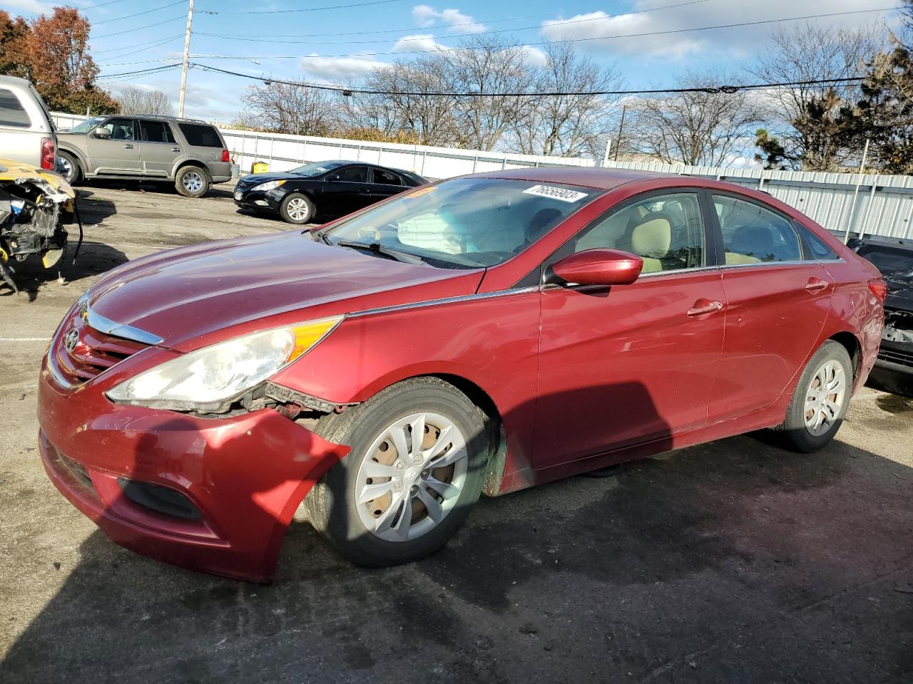 Image 1 of 2011 HYUNDAI SONATA GLS 2011 with VIN 5NPEB4AC4BH054309