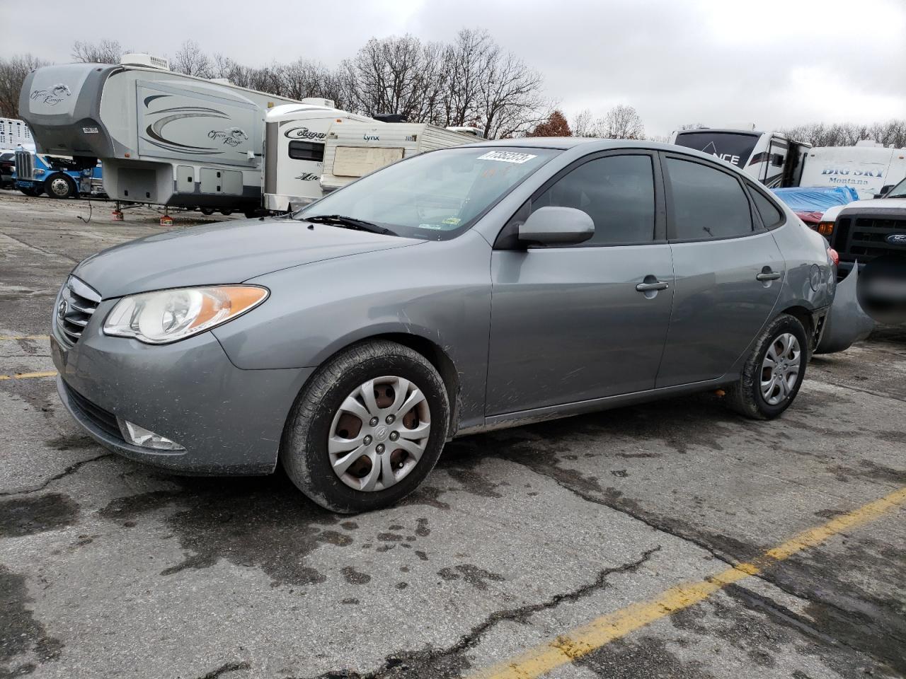 Obraz 1 z 2010 HYUNDAI ELANTRA BLUE 2010 z VIN KMHDU4AD2AU178383