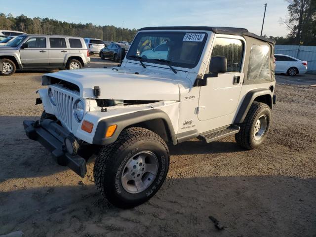 Image 1 of 2003 JEEP WRANGLER / TJ SPORT 2003 with VIN 1J4FA49S53P326742