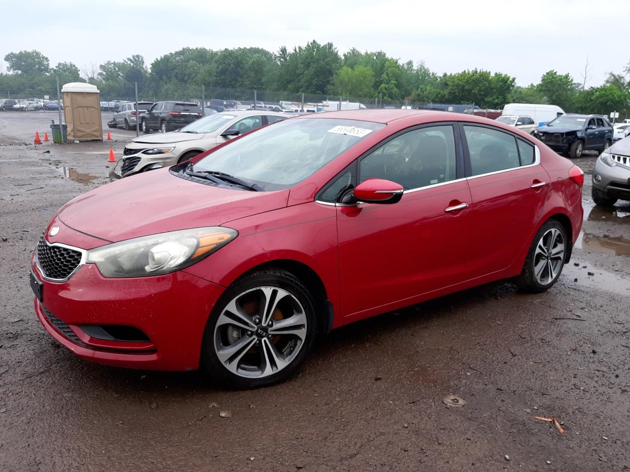 Image 1 of 2014 KIA FORTE EX 2014 with VIN KNAFX4A89E5174514