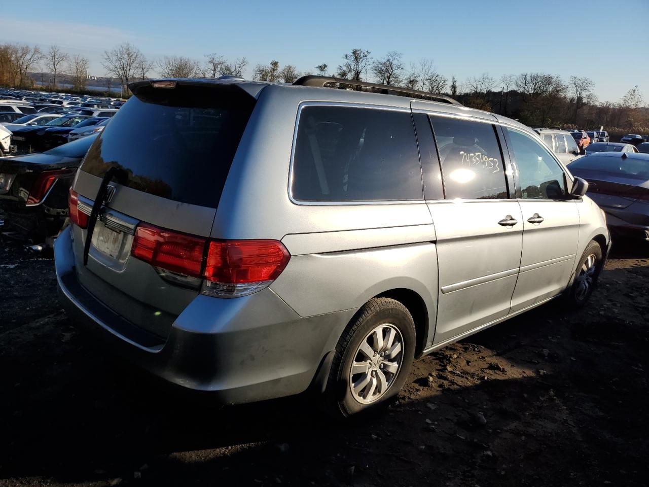 Image 3 of 2009 HONDA ODYSSEY EXL 2009 with VIN 5FNRL38709B049263