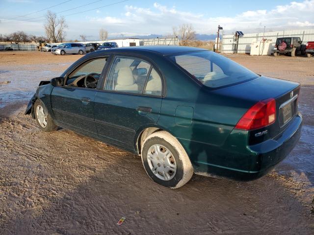Image 2 of 2002 HONDA CIVIC DX 2002 with VIN 1HGES16122L010697